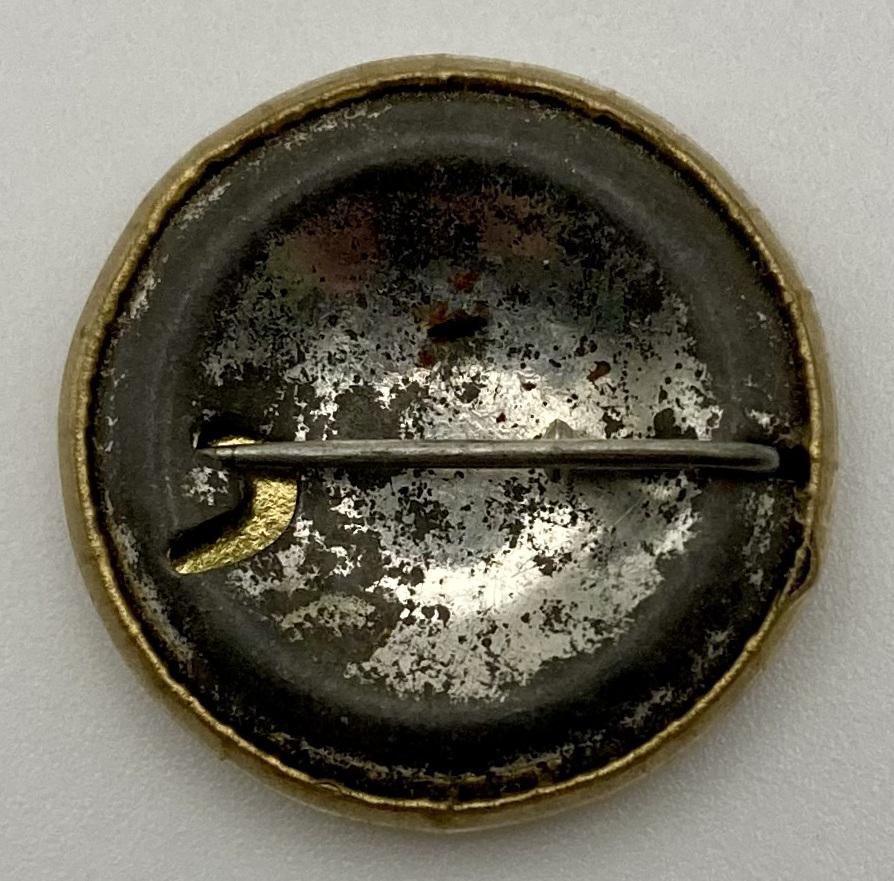 Reverse of 'Hospital Day for Charity' fundraising button 1916