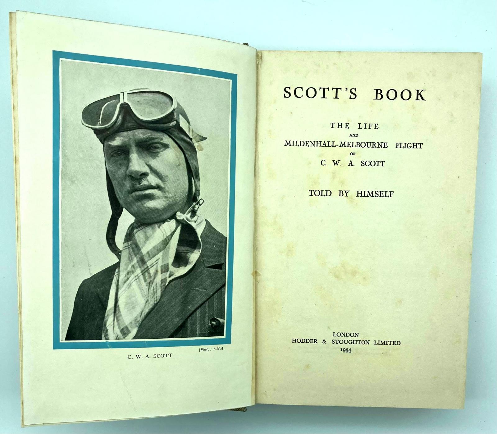 'Scott's Book' showing frontispiece and title page