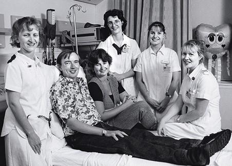 WA's first heart transplant recipient, Rod Western, 1995