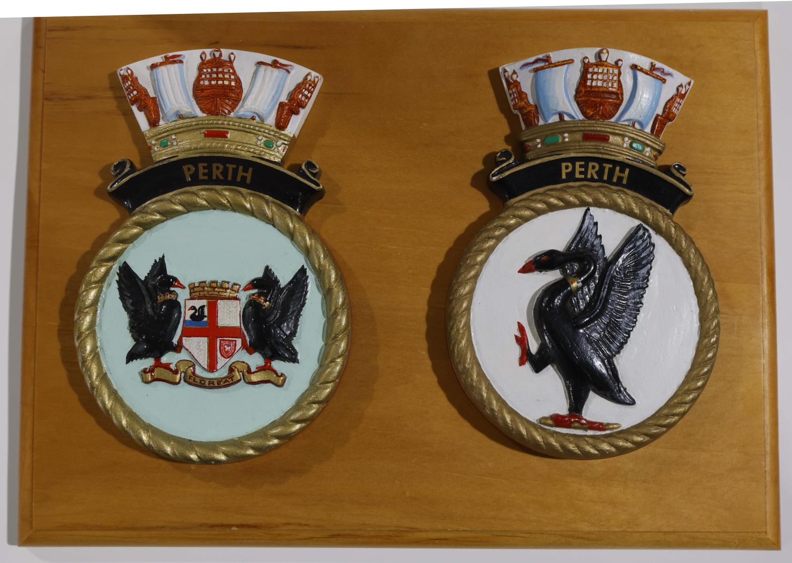 HMAS Perth (I & II) crests