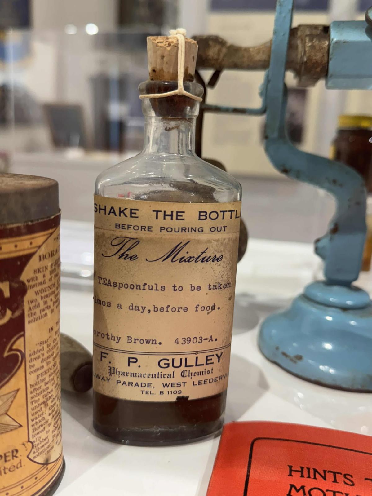 Bottle of medicine