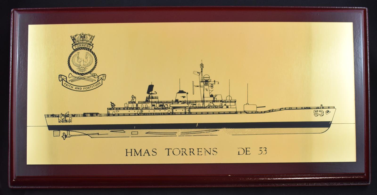 HMAS Torrens Plaque