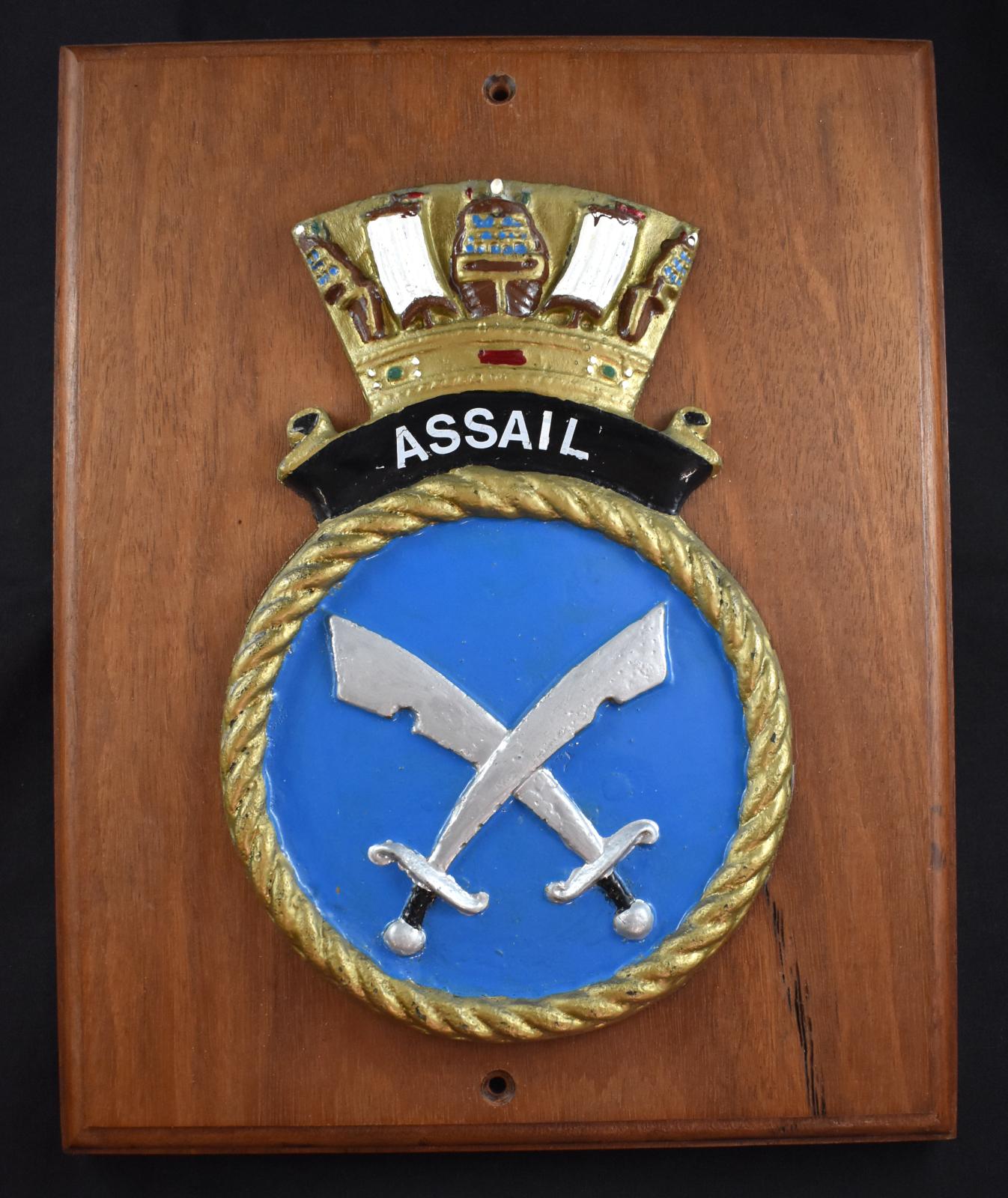 HMAS Assail Plaque