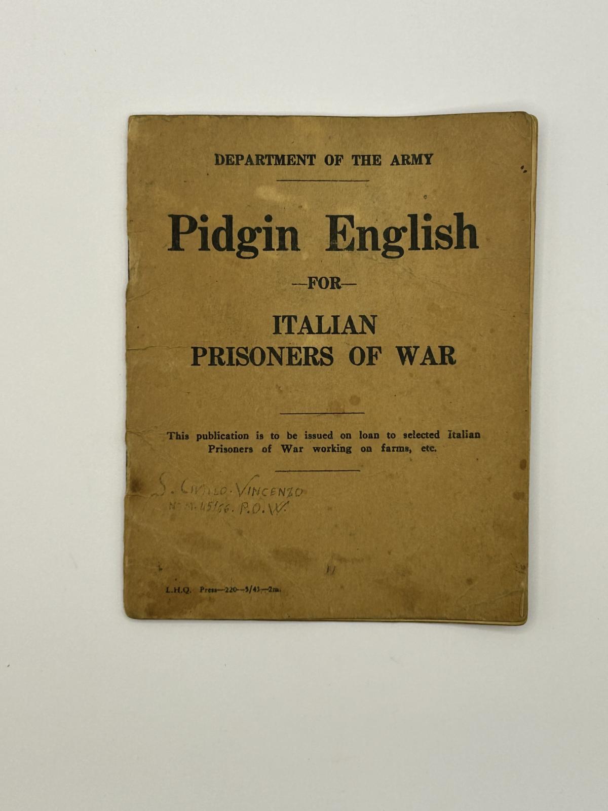 Pidgin English Handbook