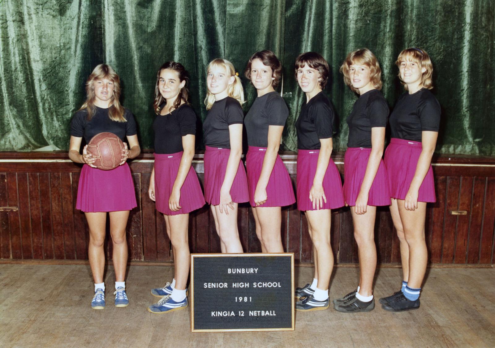 BSHS Kingia 10 Netball 1981