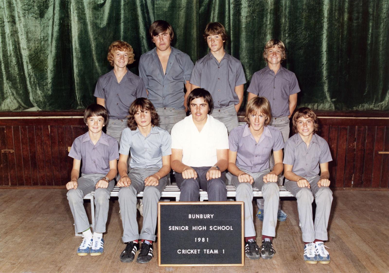 BSHS Boys Cricket 1 1981