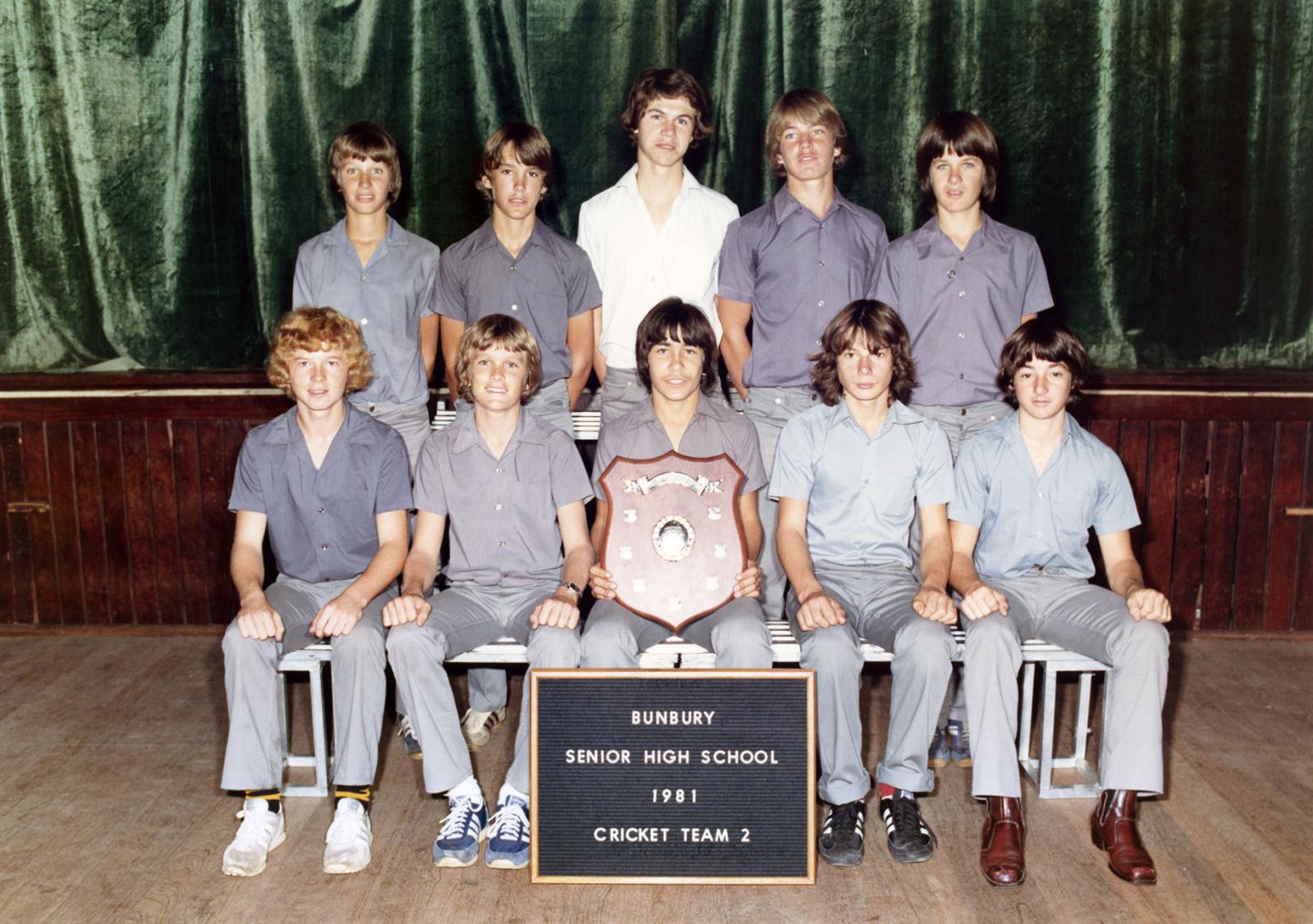 BSHS Boys Cricket 2 1981