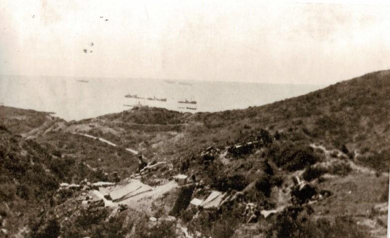 Shrapnel-Valley--Anzac.-Looking-toward-Sea