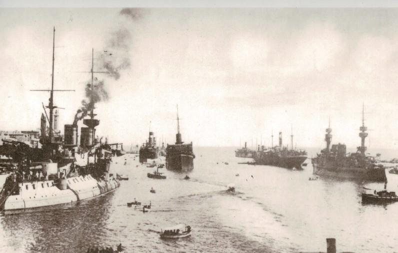 Australian-Troopships-arrive-at-Suez-Canal