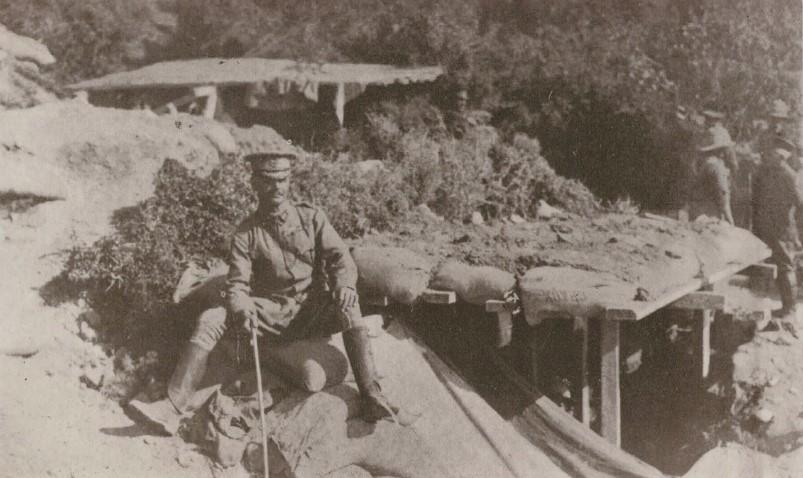 General-Birdwood-at-his-dugout.