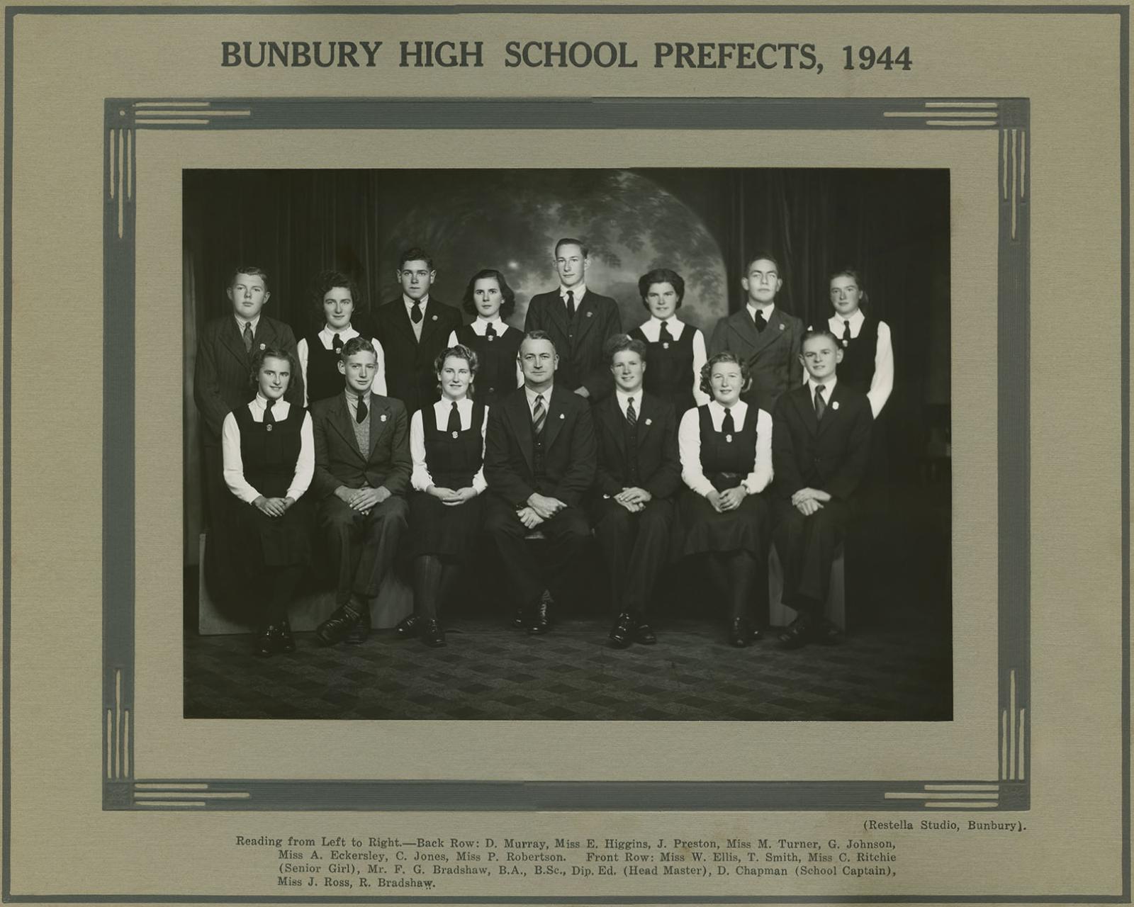 BHS Prefects 1944