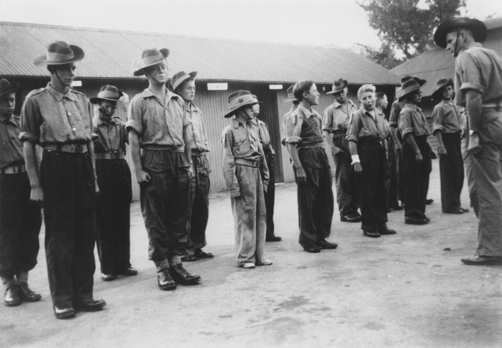 BHS Cadet Parade Swanbourne 1950