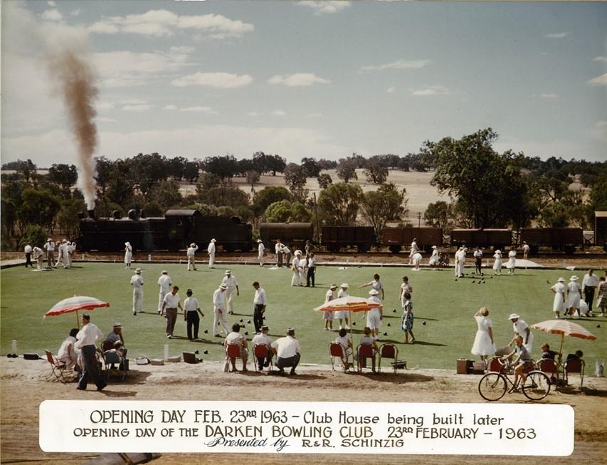 People playing bowls