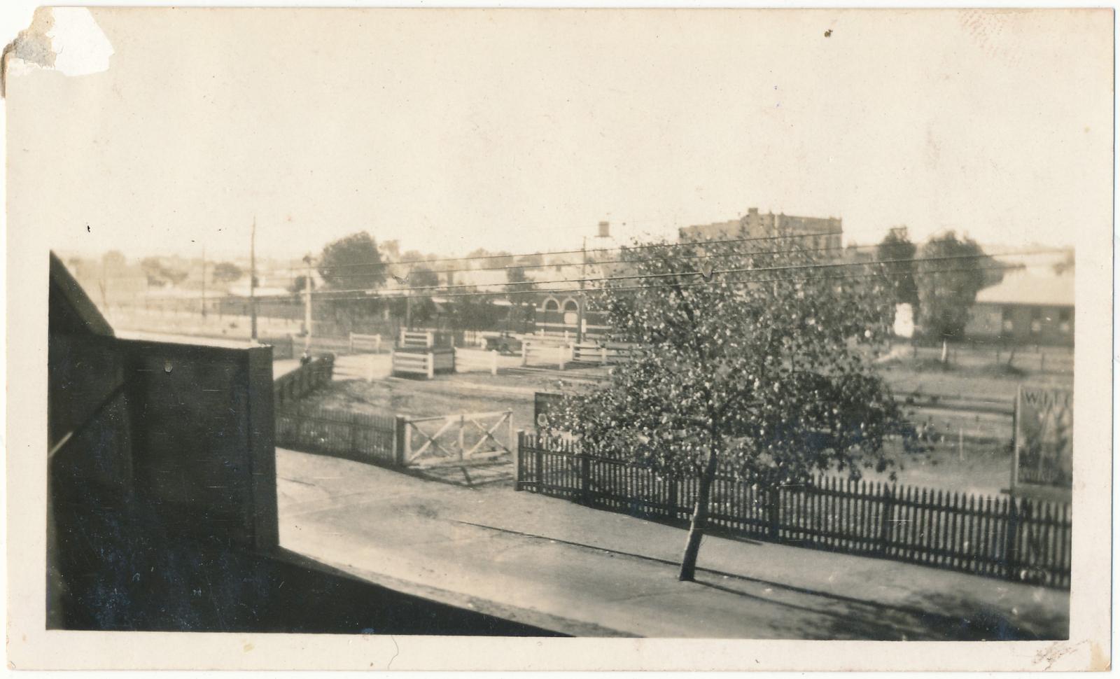 Austral Terrace overlooking Railway Crossing