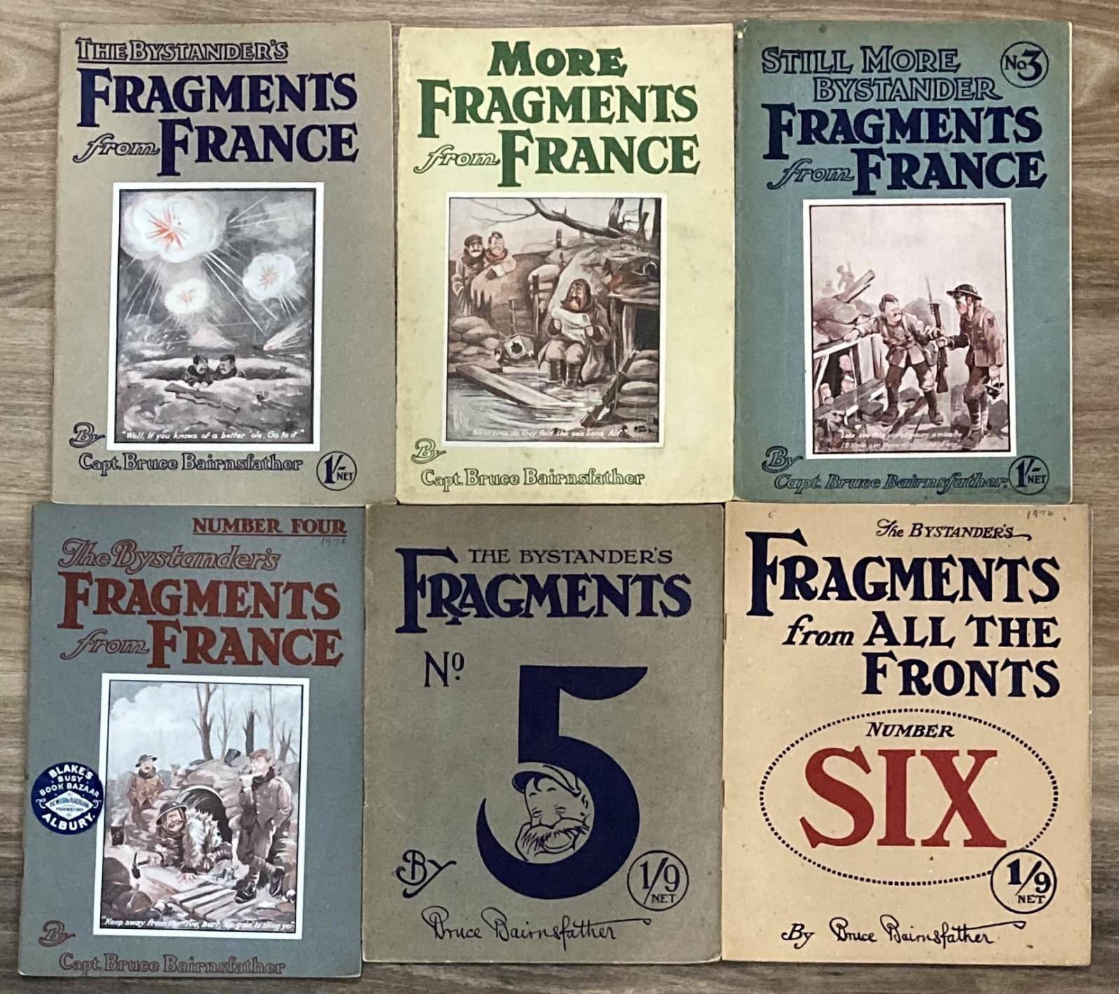  'Fragments from France' Volumes 1-6 by Bruce Bairnsfather