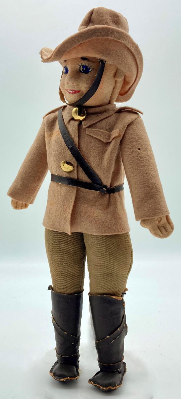 Australian Light Horseman doll - other side view