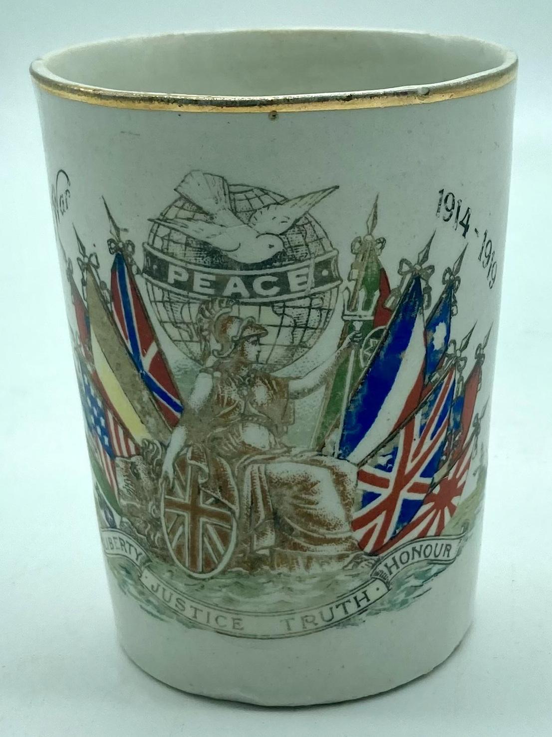 Peace Beaker celebrating the end of the Great War