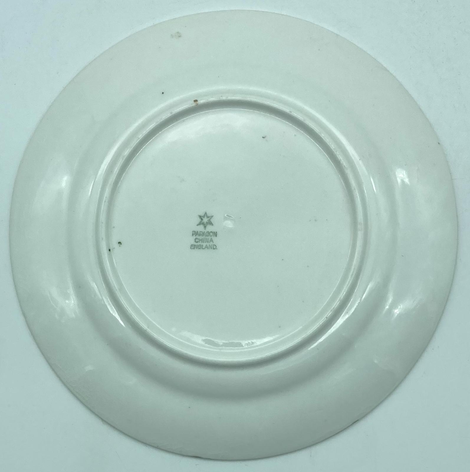 Reverse of 'For Right and Freedom' patriotic plate