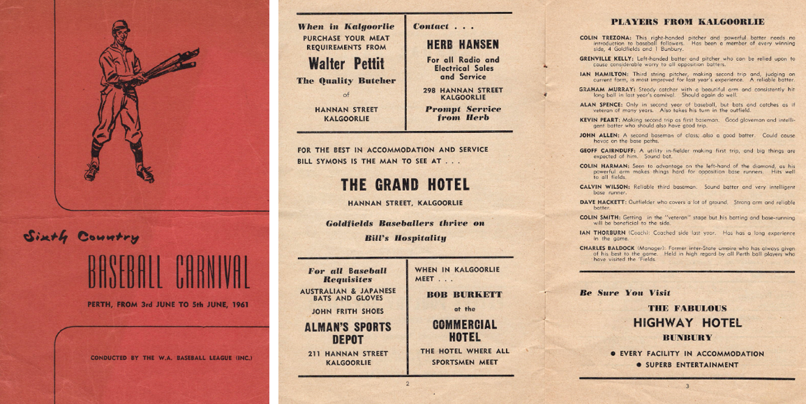 1961 Country Week Carnival program