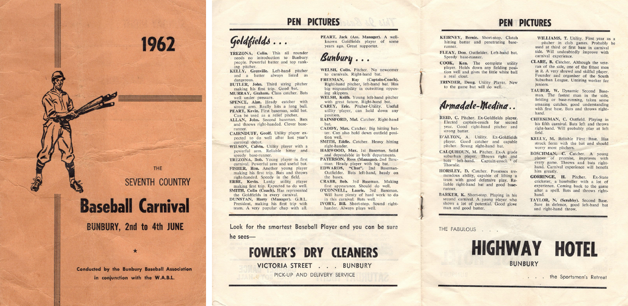 1962 Country Week program