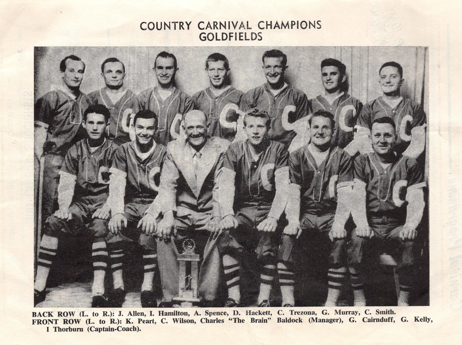 1961 Country Week Champions