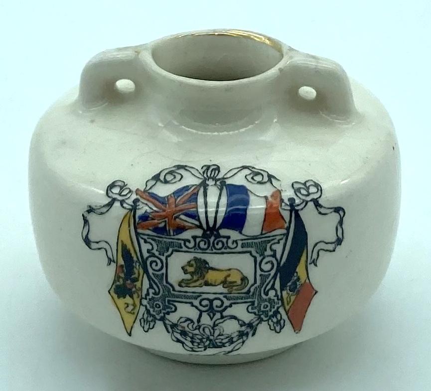 Adderleys China crested ware ornament - front view