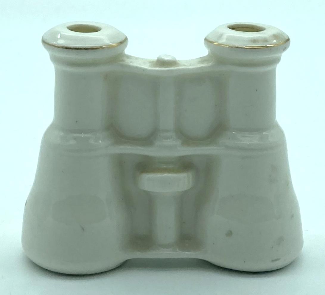 Arcadian China crested ware - binoculars - Thorne - back view