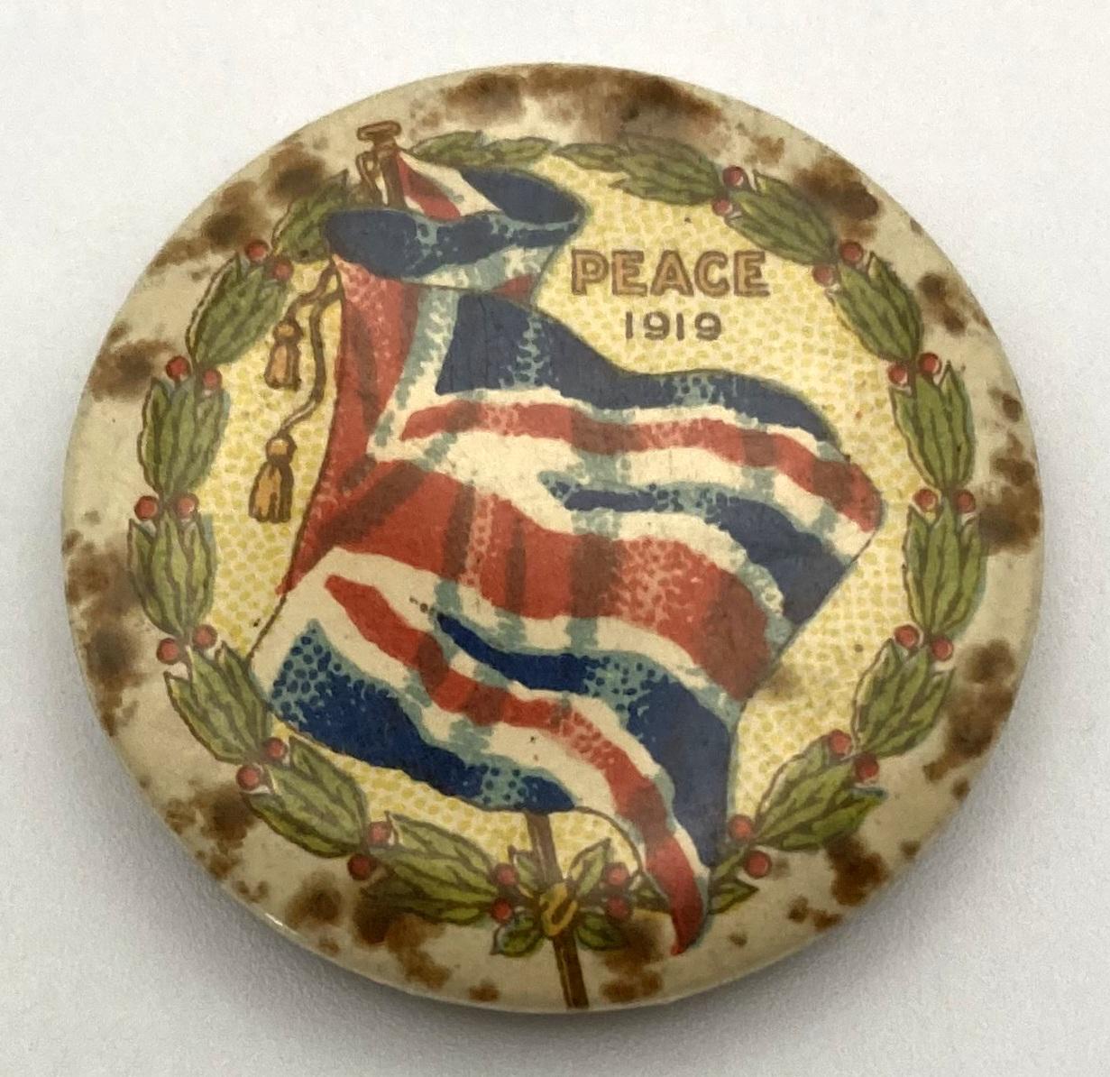 'Wattle Day' fundraising button 1919 - large size