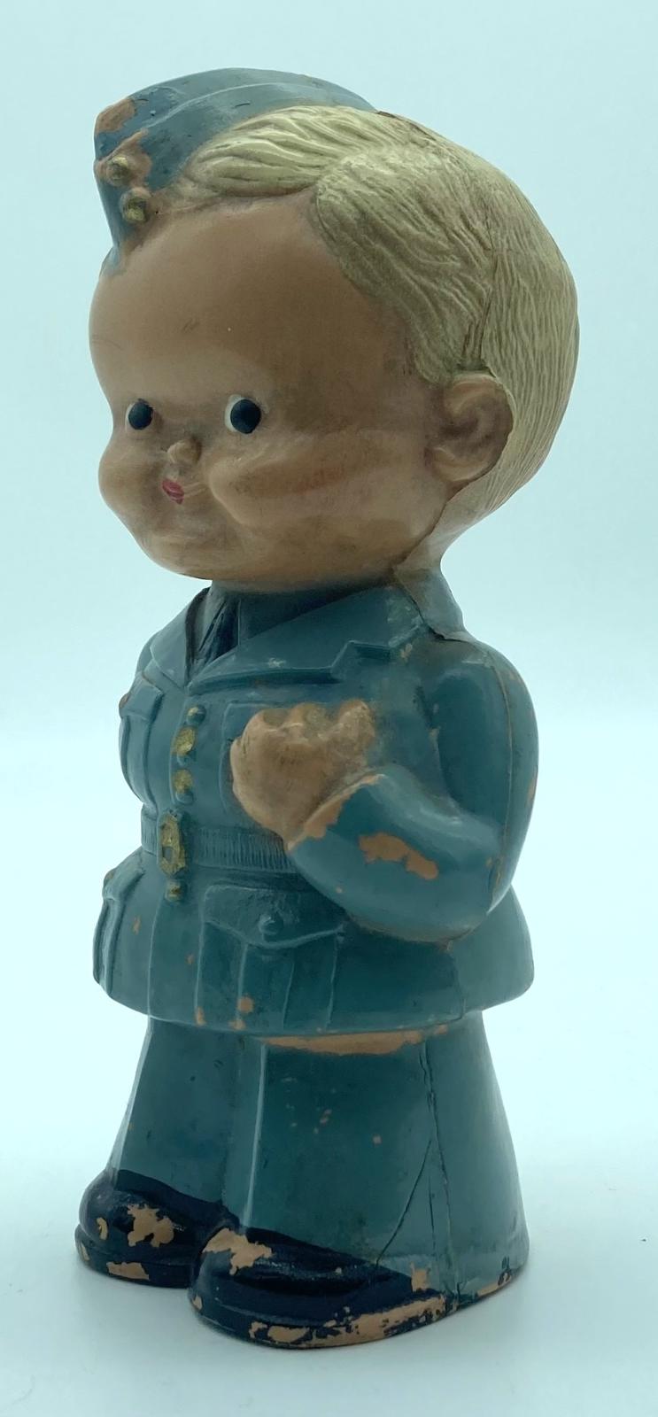 Celluloid figurine depicting an R.A.F. airman - oblique view