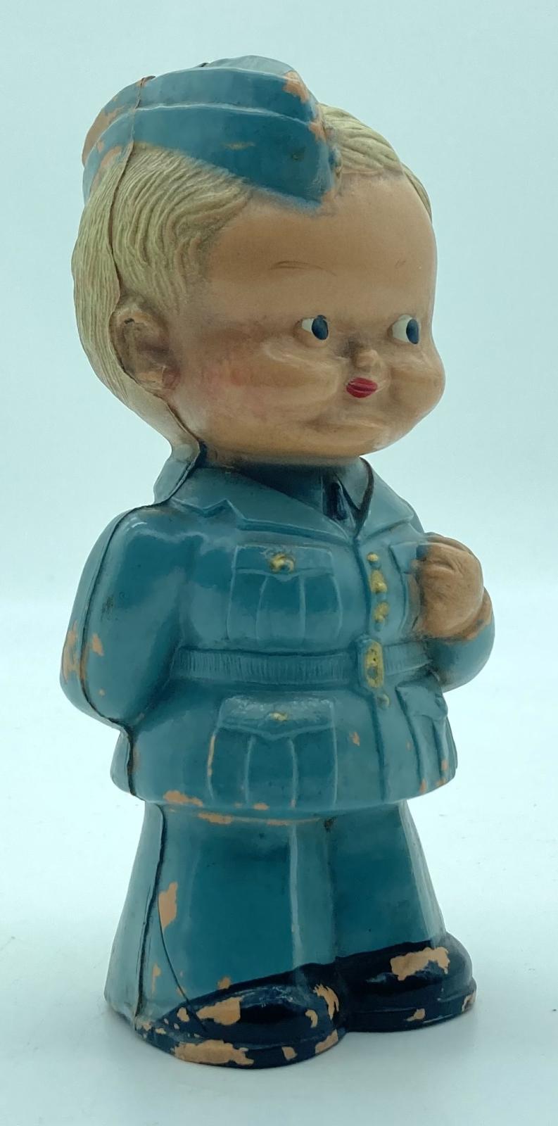 Celluloid figurine depicting an R.A.F. airman - other oblique view