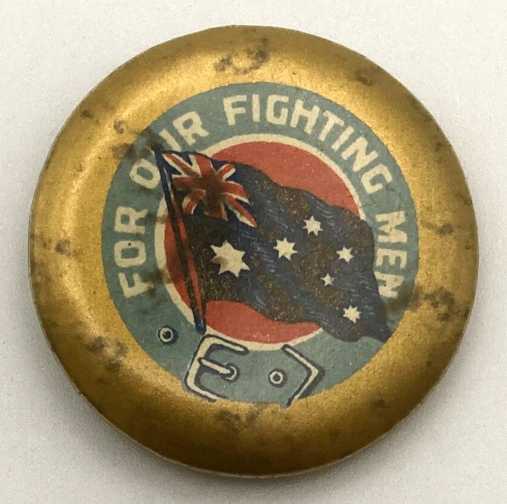 'Lady Hennessy's Patriotic Day' fundraising button 1916 - large size