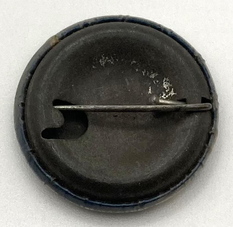 Reverse of 'Women's Day' fundraising button 1919 - small size