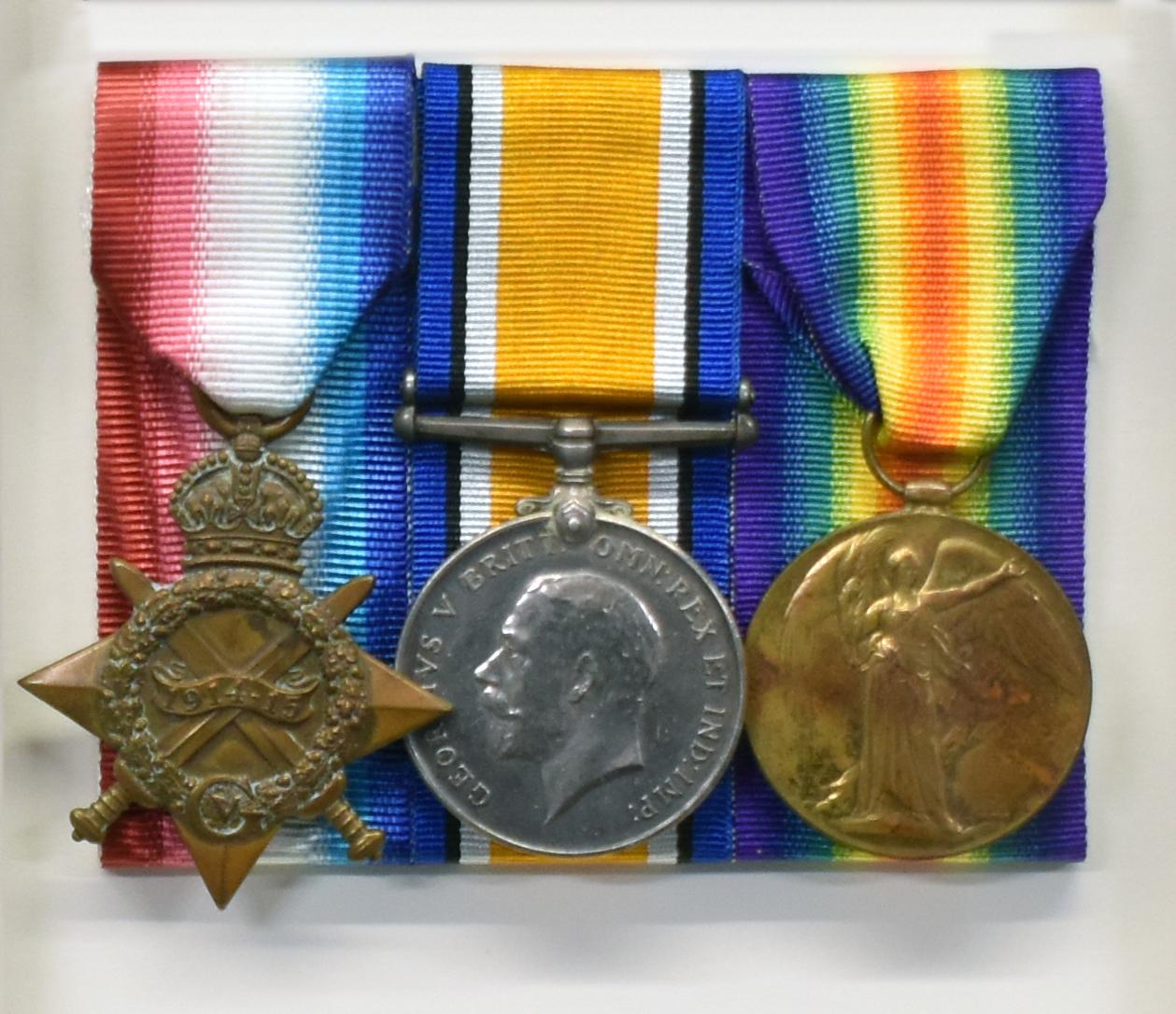 Private Albert George SCOTT 892 Medal Group