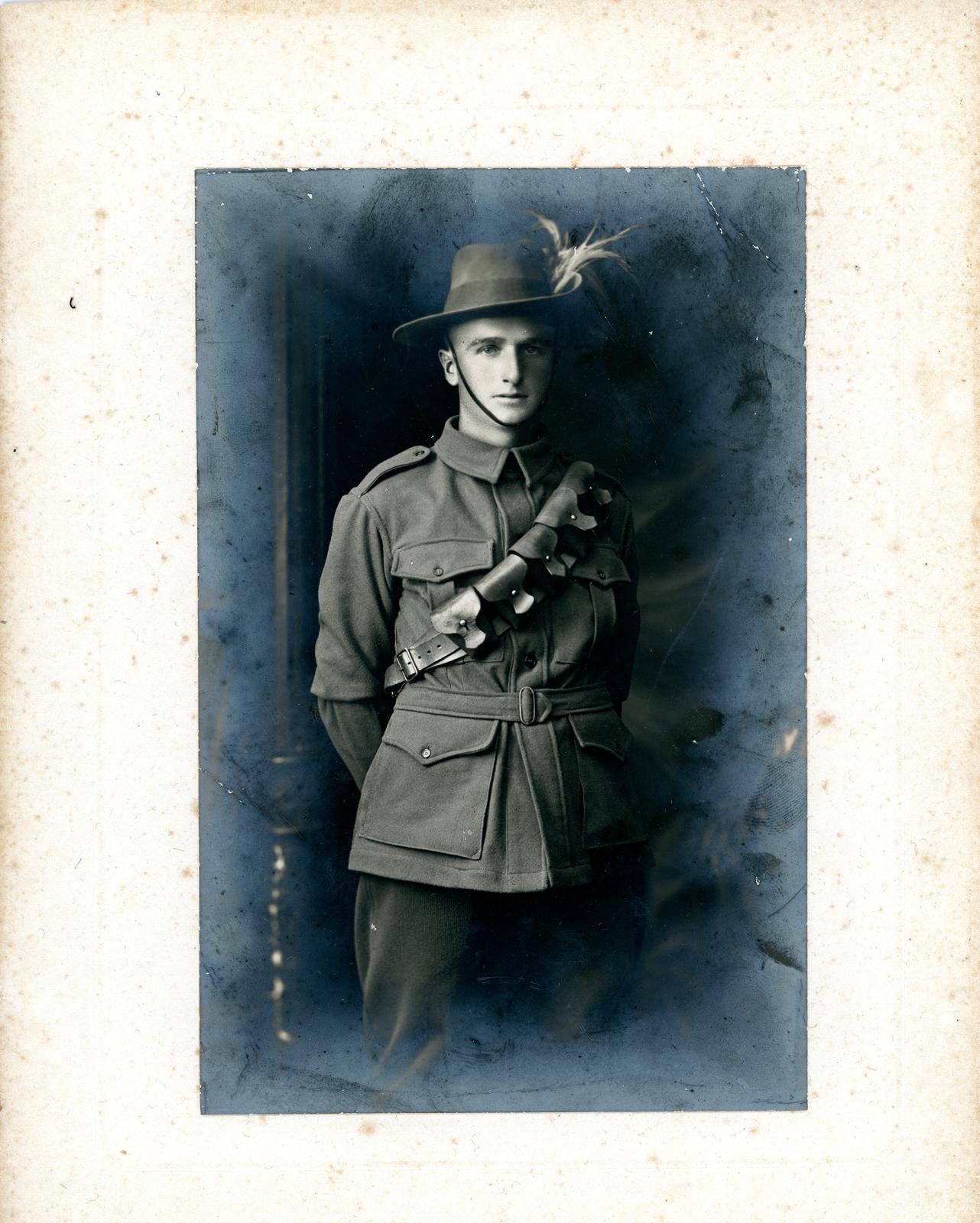 Black & White Photograph of Albert George SCOTT, 892, 10th Light Horse Regiment