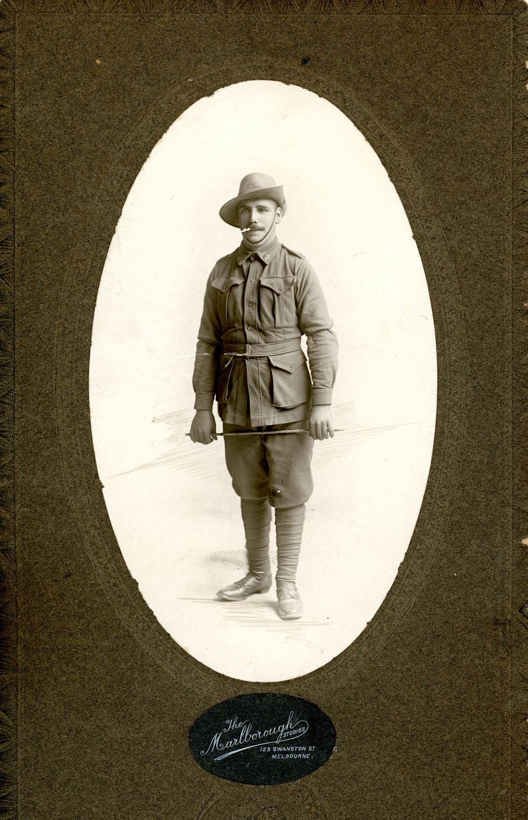 Black & White Photograph of Pte. David SCOTT, 613, 16th Battalion