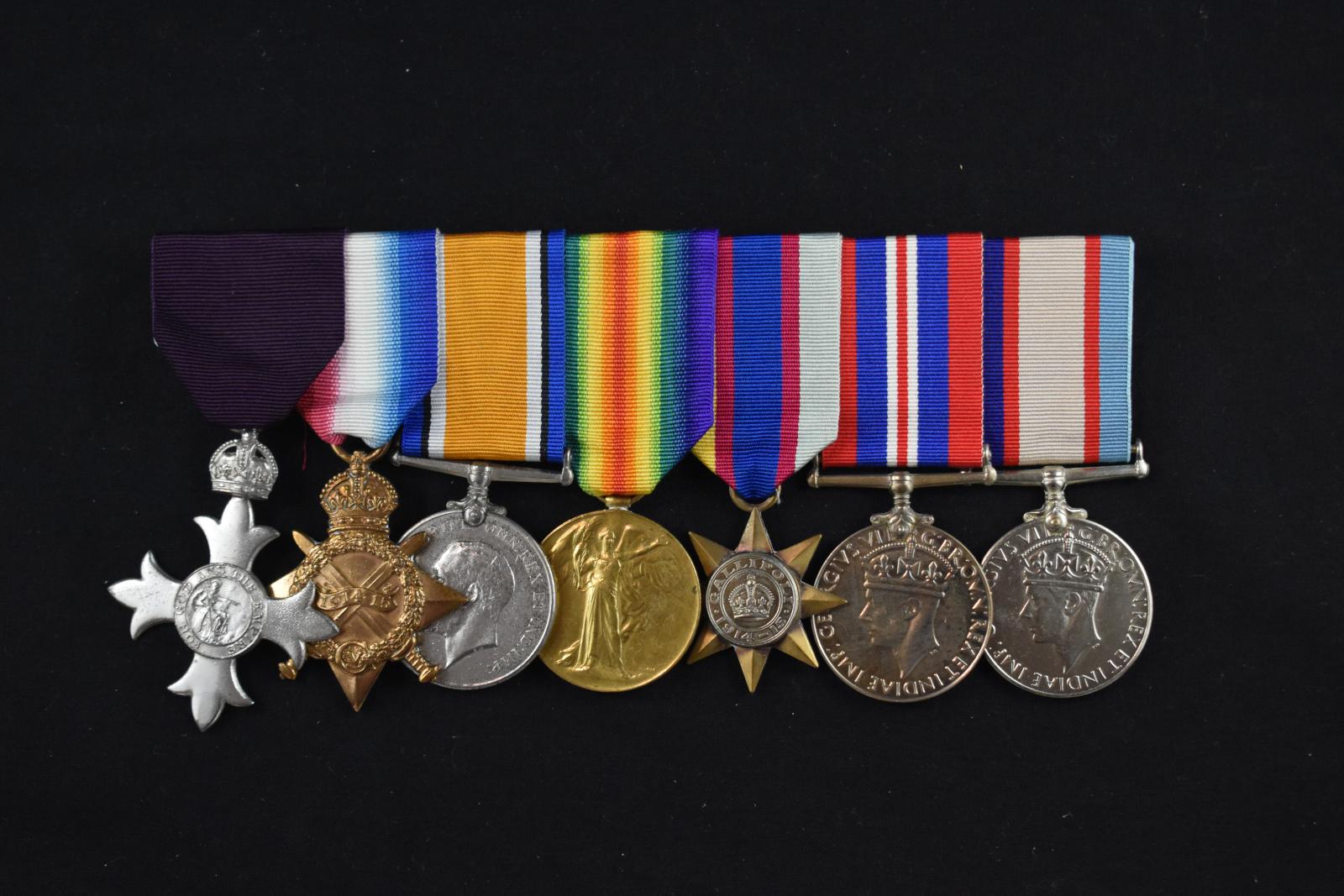 First World War Medal Group belonging to Ernest James DAVIES