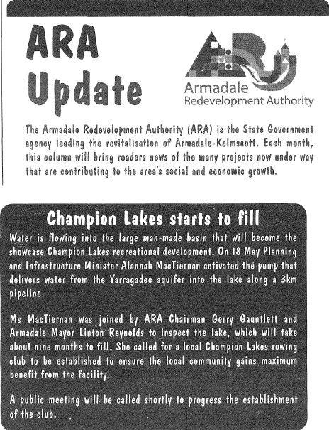 Article from ARA Update - The Examiner 2005