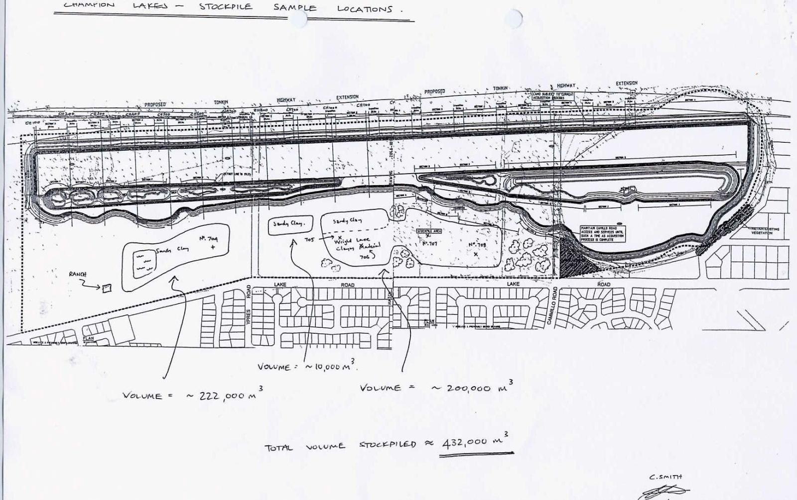 Champion Lakes - showing proposed extension of Tonkin Highway 