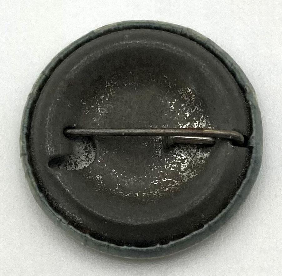 Reverse of 'Charity' fundraising button 1915 - small size