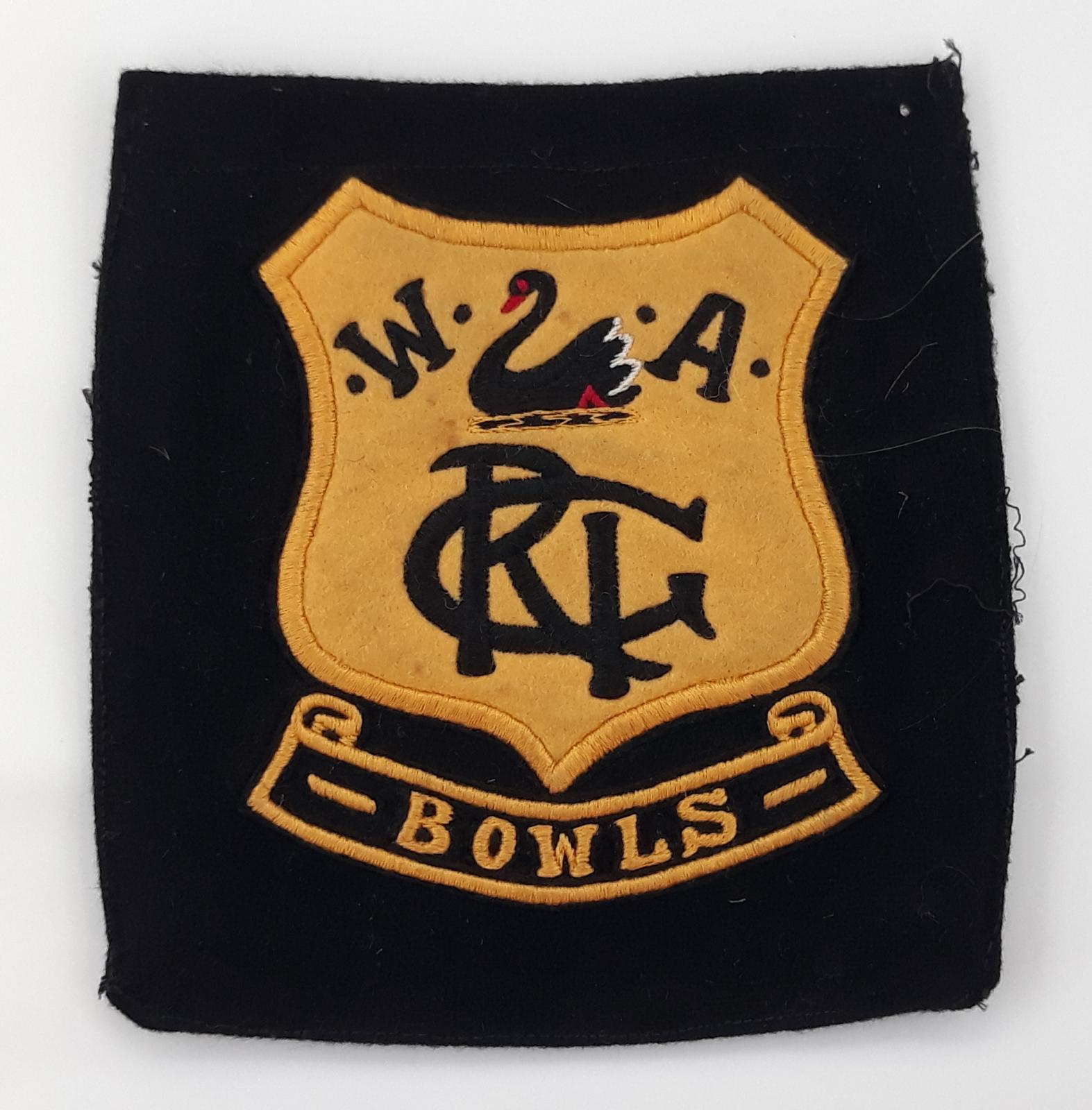 WA Bowls blazer badge