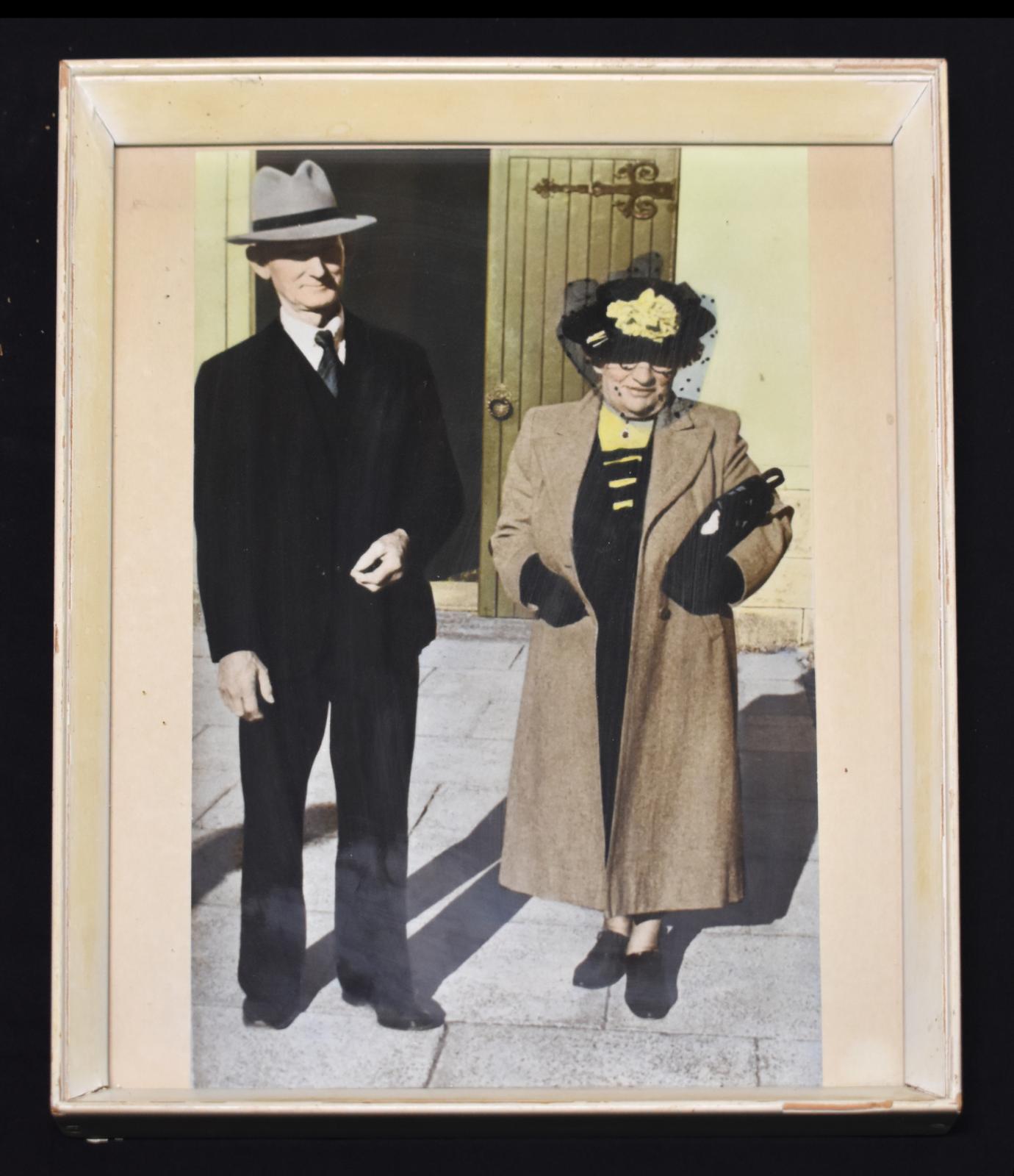 Framed Photograph of William George and Catherine Sophie STONEHOUSE
