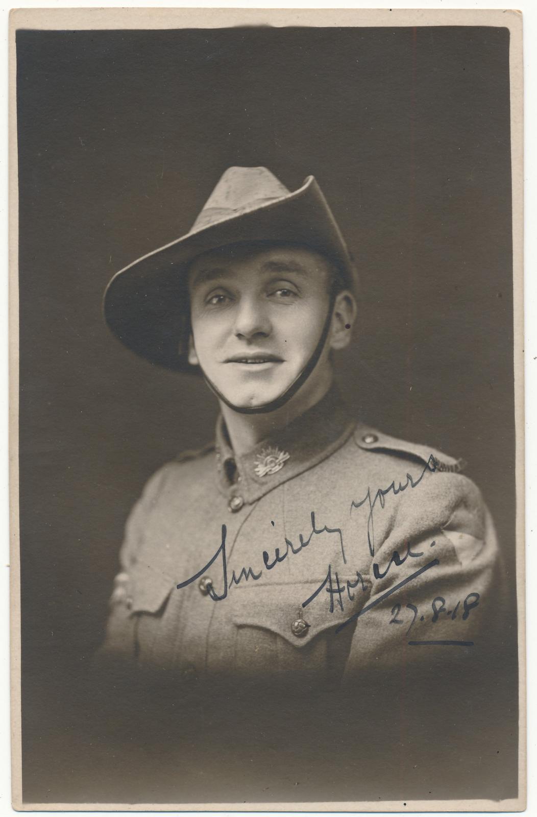 Horace Tyler in World War One uniform