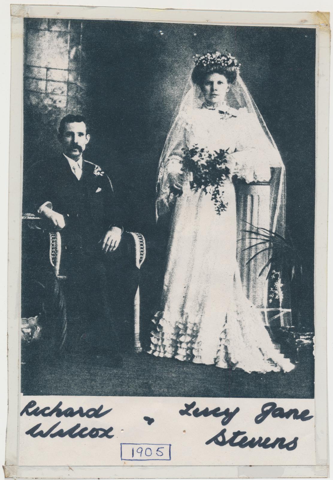 Richard Wilcox and Lucy Jane Stevens