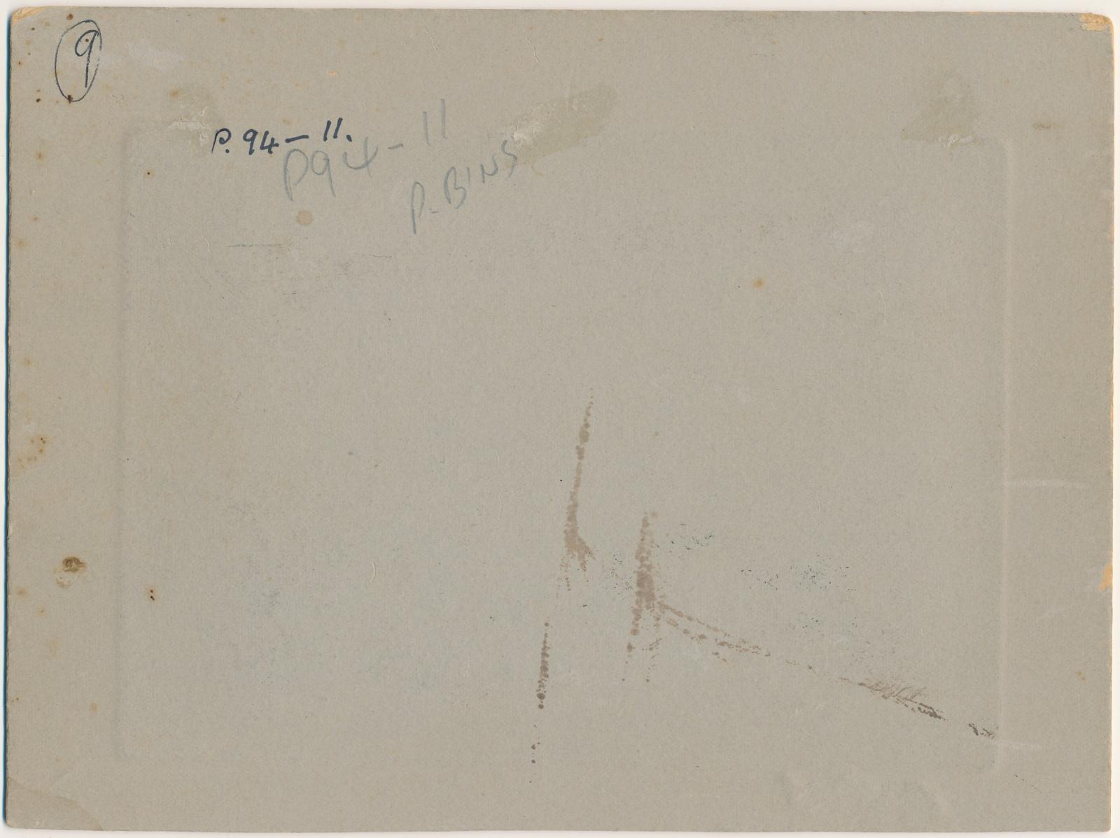 Back of photograph of Saint Andrews Anglican Church Vestry
