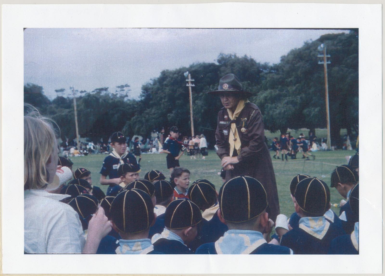 Mary Elizabeth Newport at a Jamboree about 1950