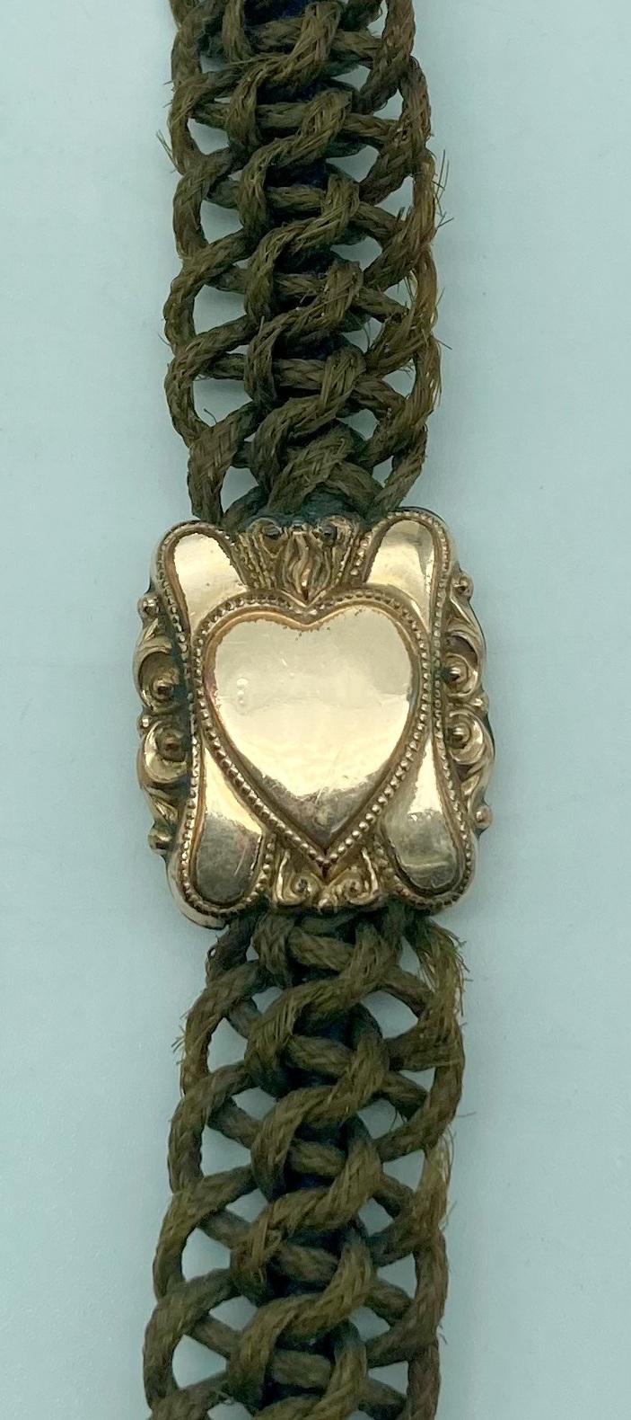 Reverse of central decoration of mourning Albert chain 