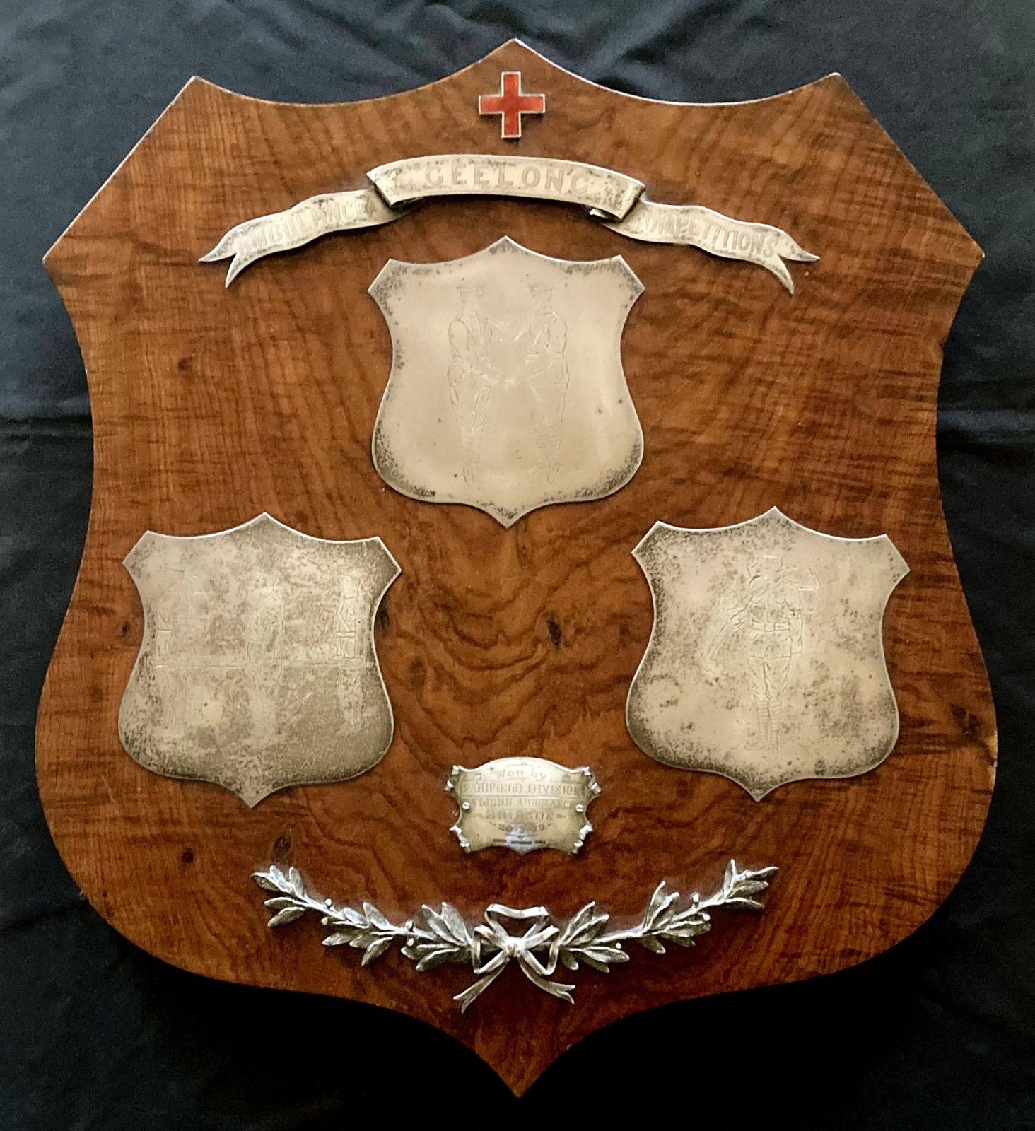 St. John Ambulance Brigade Geelong 'Ambulance Competitions' shield
