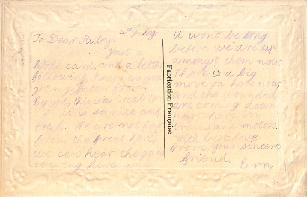 Postcard Reverse