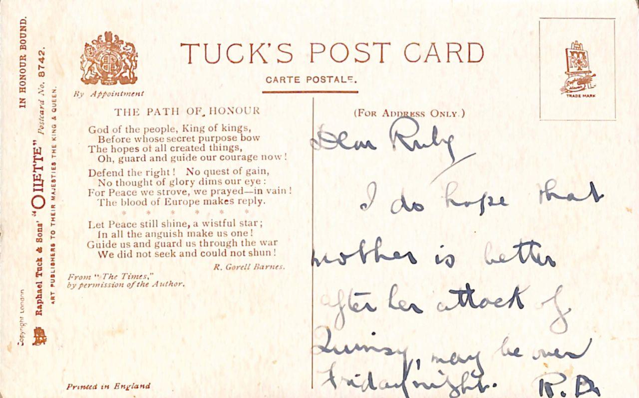 postcard Reverse