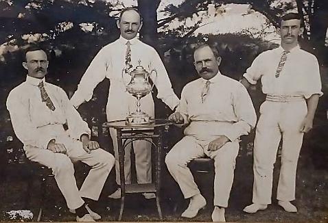 Team with Trophy